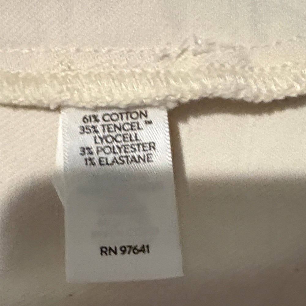 J. Jill Cream Jean Jacket with Button Detail - Picture 3 of 6